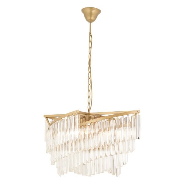 Arizona Eskitme Kristalli Taşlı Modern Tasarım Yemek Masası Üstü Kristal Salon Avize