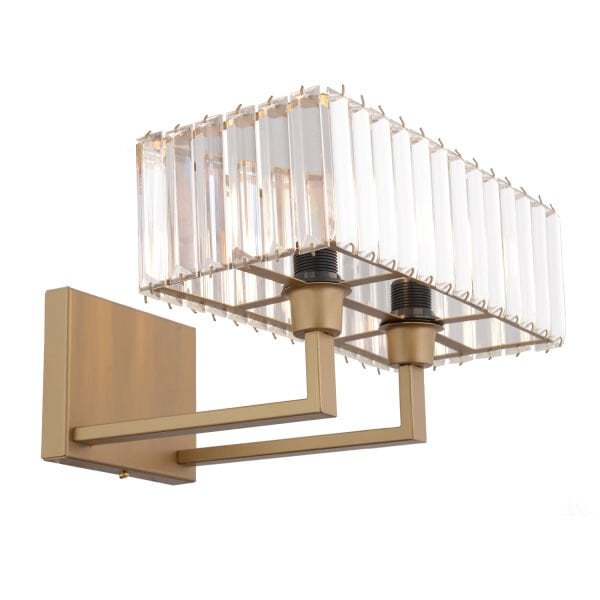 Brambles Eskitme Kristal Taşlı Duvar Lambası Yatak Odası-Yatak Başı-Salon için Aplik