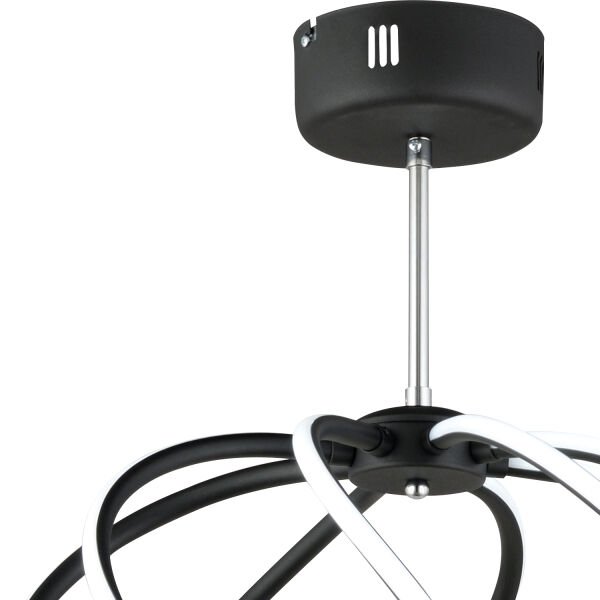 Gestel Siyah Sarkıt 88 Watt Sarkıt Ledli Modern Mutfak Banyo Led Salon Sarkıt Avize