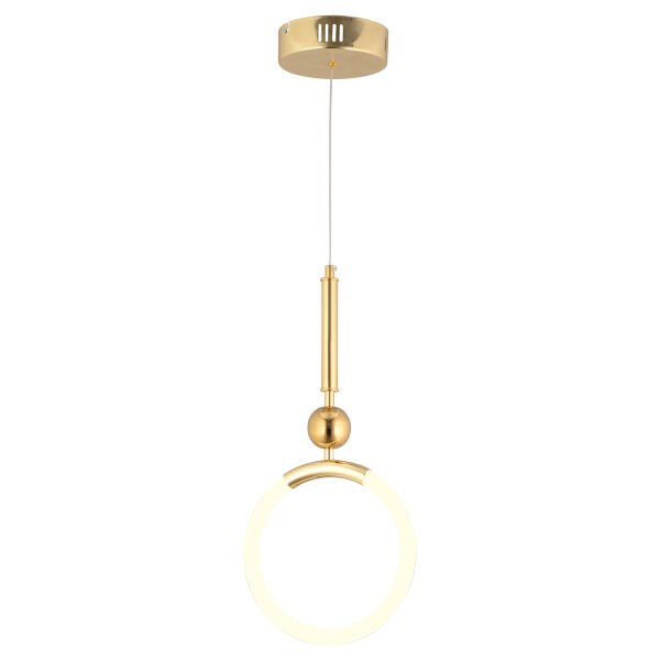 Struer Tekli Gold Ledli 20 Watt Modern Koridor, Yatak Odası Salon Sarkıt Led Avize