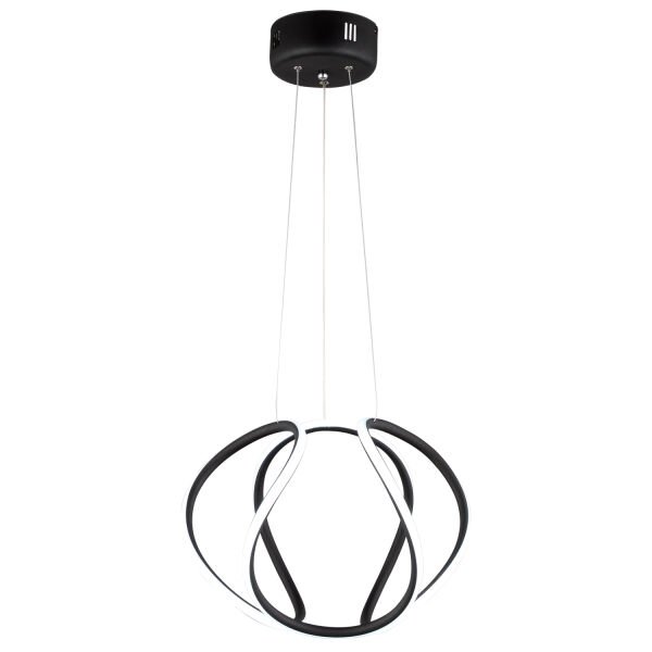 Pietra Siyah Sarkıt 56 Watt Sarkıt 3 Renkli Ledli Modern Mutfak Banyo Led Salon Sarkıt Avize