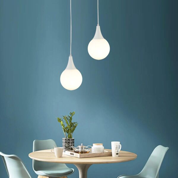 Damla 2 Li Sıralı Modern Sarkıt Mutfak Oturma Odası Salon Sarkıt Avize