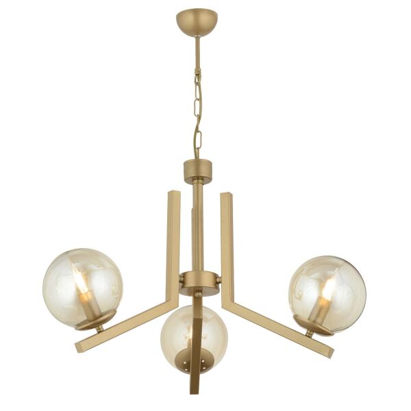 Mikel 3 Lü Komple Eskitme Boyalı Bal Camlı Modern Genç Odası Yatak Odası Salon Avize