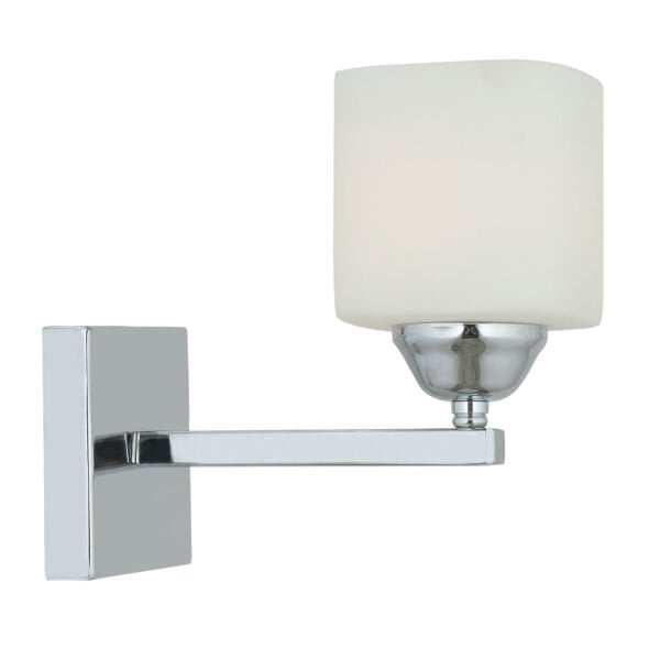 Minel Krom Kaplama Duvar Lambası Yatak Odası-Yatak Başı-Banyo İçin Modern Aplik