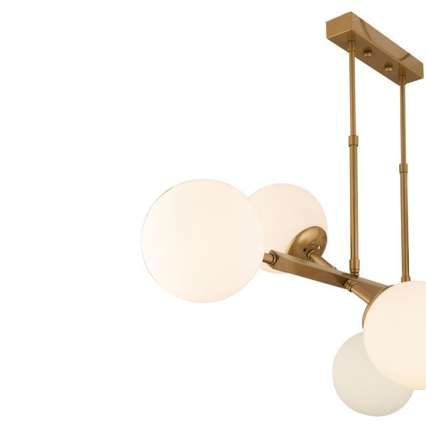 Nazar 6Lı Eskitme Modern Tasarım Yemek Odası, Yatak Odası Salon Avize