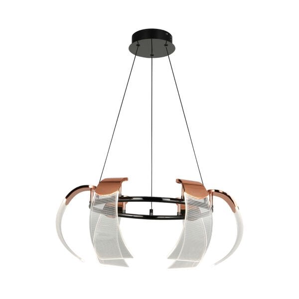 Karlos 6 li Yuvarlak 7 watt Ledli Modern Tasarım Oturma Odası Salon Sarkıt Avize