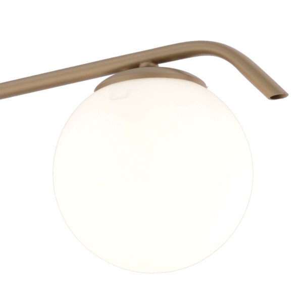 Diaspor 3'lü Yuvarlak Eskitme Beyaz Camlı Modern Plafonyer Genç Odası Yatak Odası Retro Salon Avize