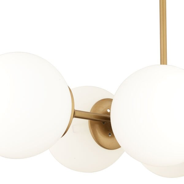 Lema 6Lı Eskitme Modern Yemek Masası Üstü Yatak odası Salon Avize