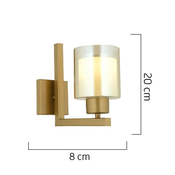 Tisse 3 Lü Eskitme Boyalı Salon Avize Çift Camlı 3 Parça Avize Seti