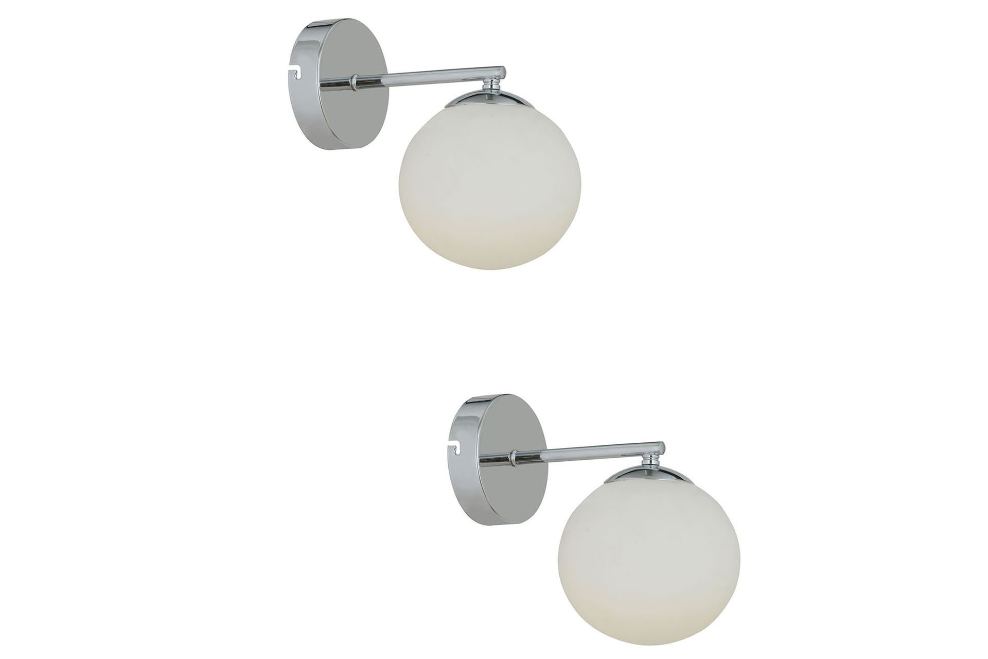 Elvin Krom Kaplama 2'li Aplik Seti Yatak Odası-Yatak başı,Cafe,Restoran için Duvar Lambası