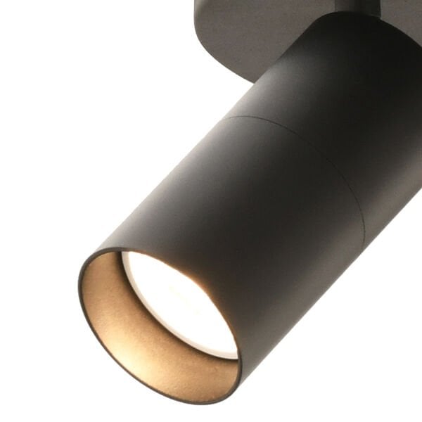 Dusan Siyah 3Lü  Plafonyer Modern Retro Tasarım Spot Avize