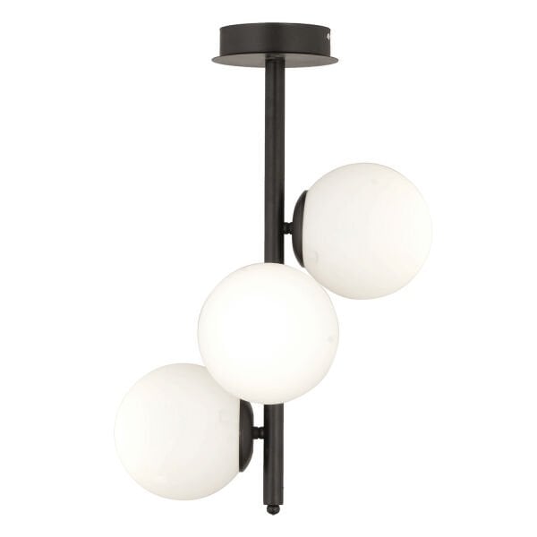 Uzel 3Lü Siyah Modern Mutfak Yatak odası Retro Salon Avize