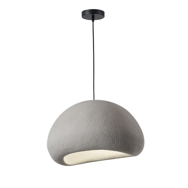 Tretan Büyük Gri Beton Modern Sarkıt Oturma Odası Salon Sarkıt Avize