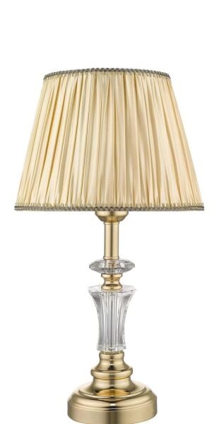 (2 Adet) Angel Gold Kristal Taşlı Abajur Seti