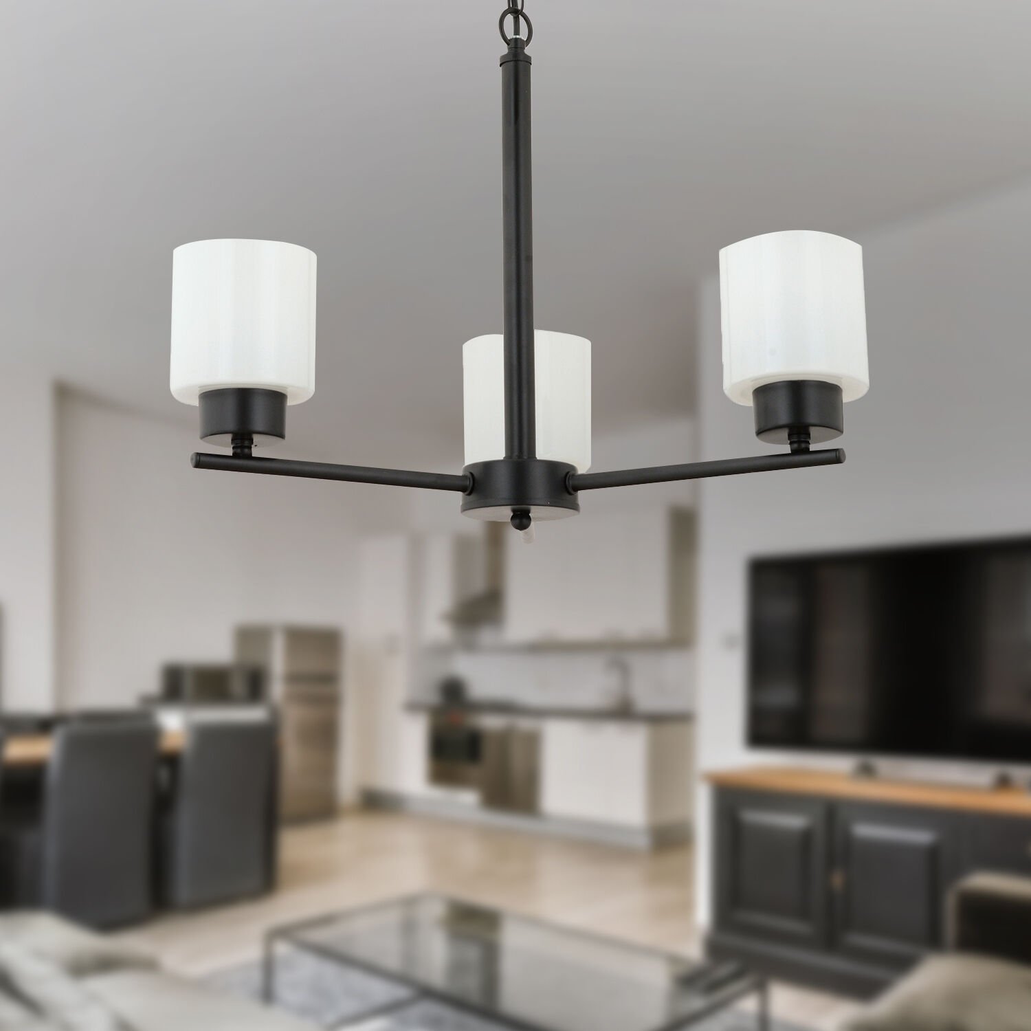 Lima 3 Kollu Modern Yatak Odası Mutfak Salon Avize