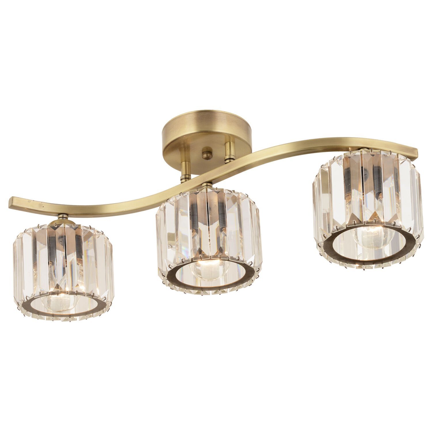 Tufty 3Lü Eskitme Kristalli Modern Yatak Odası Salon Kristal Avize