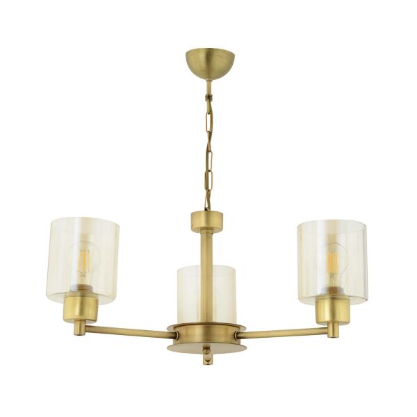 Geneva 3 Lü Eskitme Modern Yatak Odası  Salon Avize