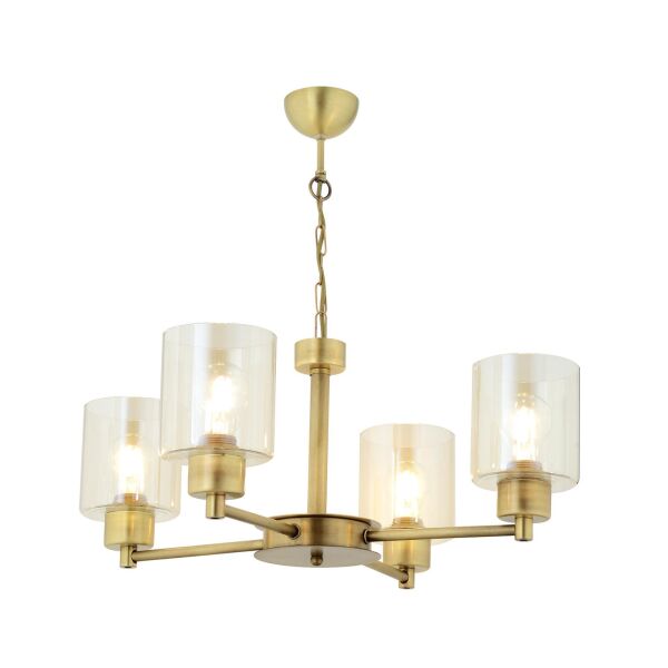 Geneva 4 Lü Eskitme Modern Yatak Odası  Salon Avize