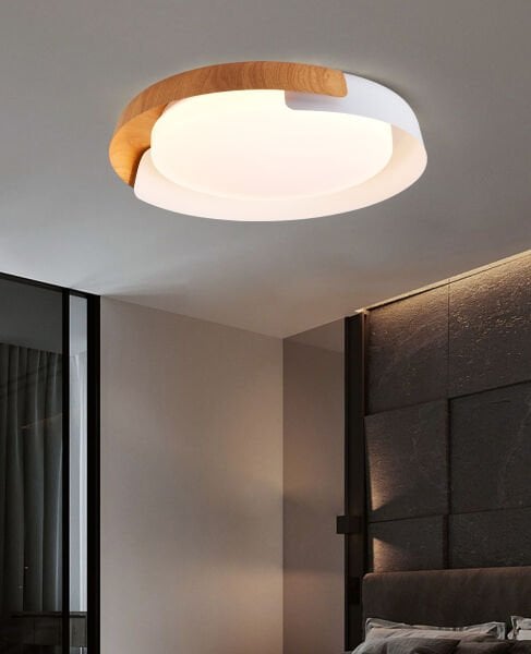 Elliot 50'lik 84 Watt Yuvarlak Plafonyer 3 Renkli Led Avize