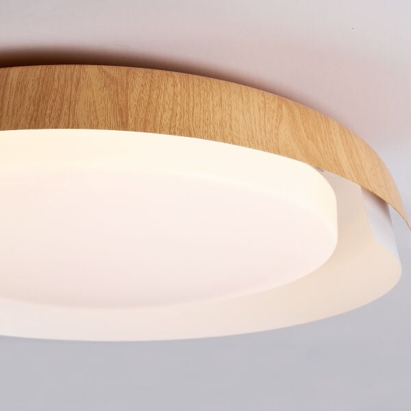 Elliot 50'lik 84 Watt Yuvarlak Plafonyer 3 Renkli Led Avize