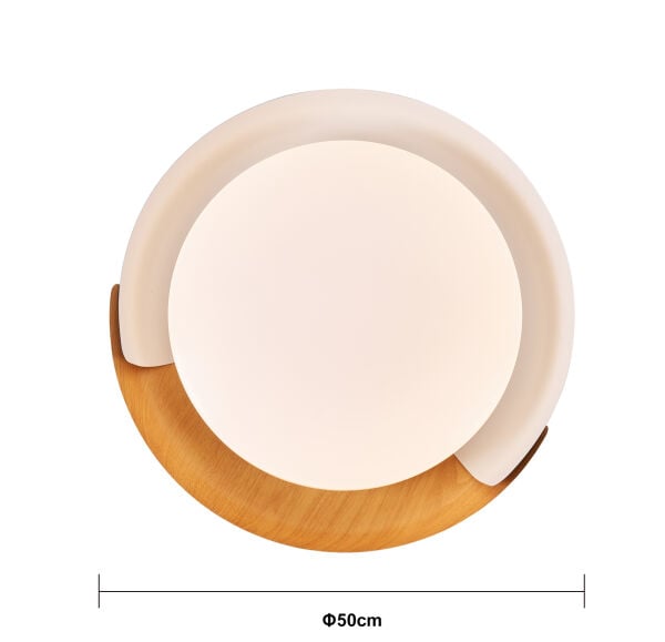 Elliot 50'lik 84 Watt Yuvarlak Plafonyer 3 Renkli Led Avize