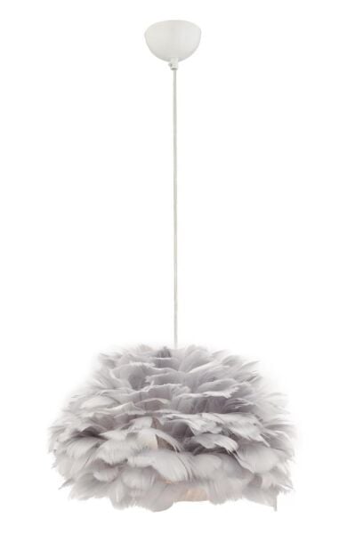 Belinay Tekli Tüylü Siyah Sarkıt Avize Modern Sarkıt Mutfak Salon Sarkıt Avize