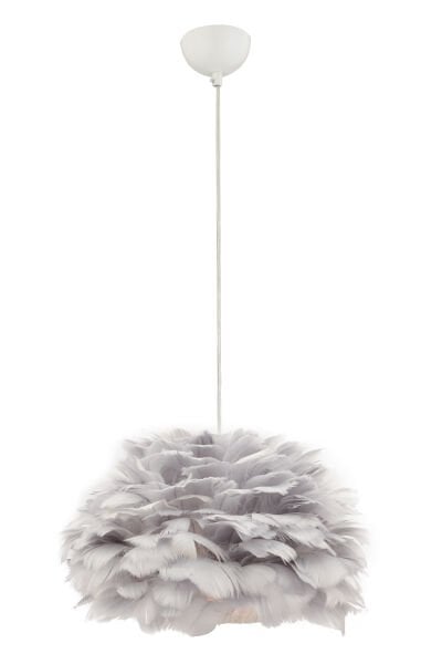 Belinay Tekli Tüylü Siyah Sarkıt Avize Modern Sarkıt Mutfak Salon Sarkıt Avize