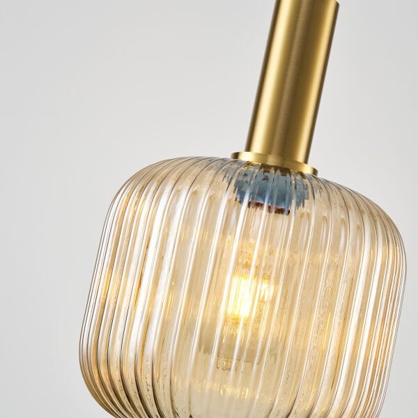 Celia Eskitme Bal Camlı Tekli Sarkıt Avize