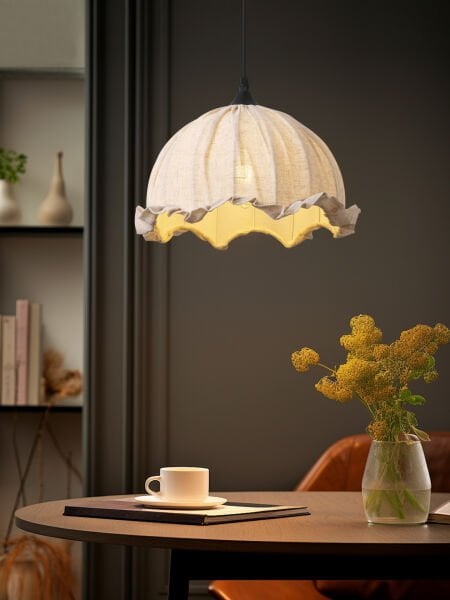 Zane Kumaş Başlıklı Retro Bohem Sarkıt Avize