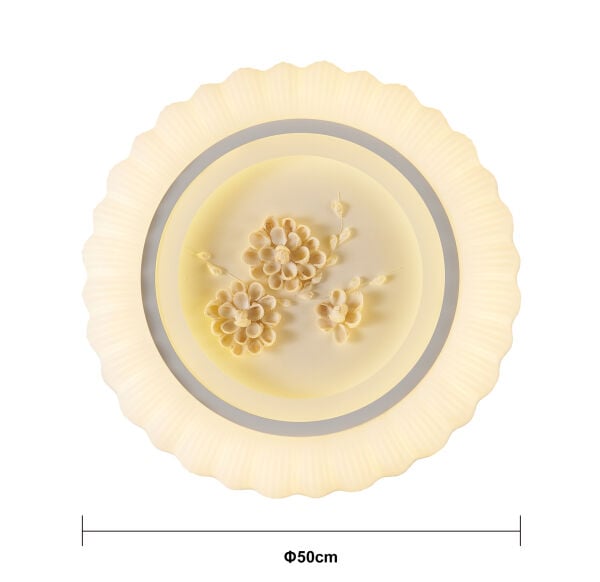 Gavin Beyaz 160 Watt Plafonyer 3 Renkli Led Avize