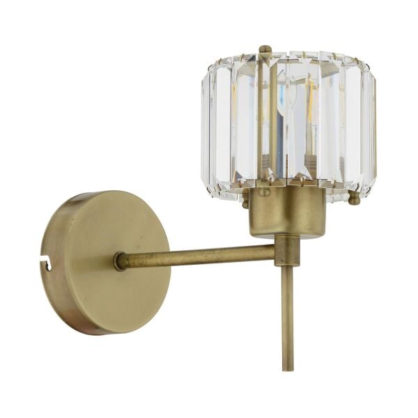 Sadem Eskitme Kristal Taşlı Duvar Lambası Yatak Odası-Yatak Başı-Salon için Aplik