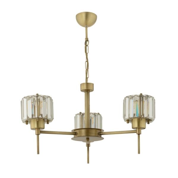 Sadem 3 Lü Eskitme Kristalli Taşlı Modern Tasarım Salon-Yatak Odası-Oturma Odası Kristal Avize