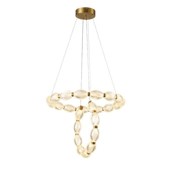 Aspen 2'li Yuvarlak 106 Watt Eskitme Sarkıt 3 Renkli Led Avize