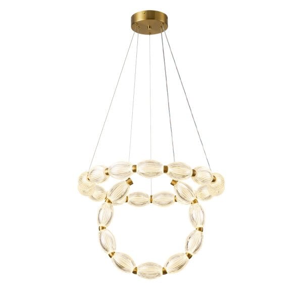 Aspen 2'li Yuvarlak 106 Watt Eskitme Sarkıt 3 Renkli Led Avize