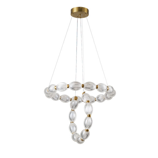 Aspen 2'li Yuvarlak 106 Watt Eskitme Sarkıt 3 Renkli Led Avize