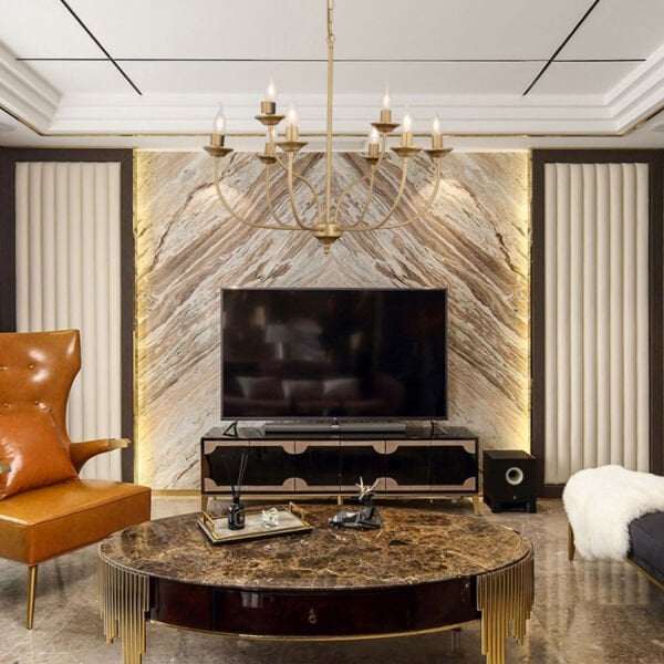 Ariane 8Li Eskitme Modern Yatak odası Büyük Salon Avize