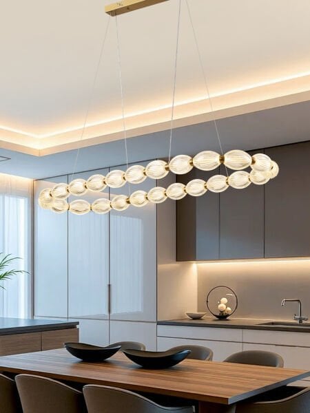 Aspen Sıralı 96 Watt Eskitme Sarkıt 3 Renkli Led Avize