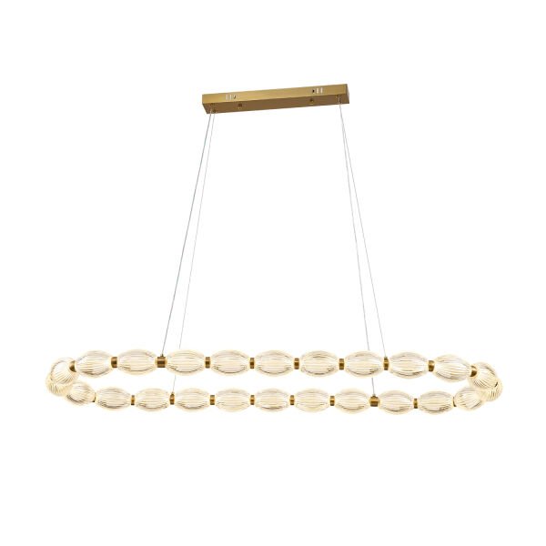 Aspen Sıralı 96 Watt Eskitme Sarkıt 3 Renkli Led Avize