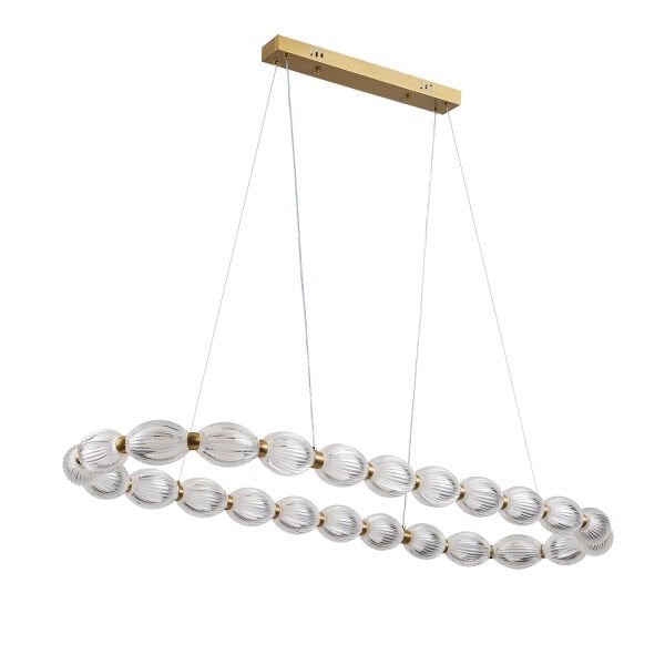 Aspen Sıralı 96 Watt Eskitme Sarkıt 3 Renkli Led Avize