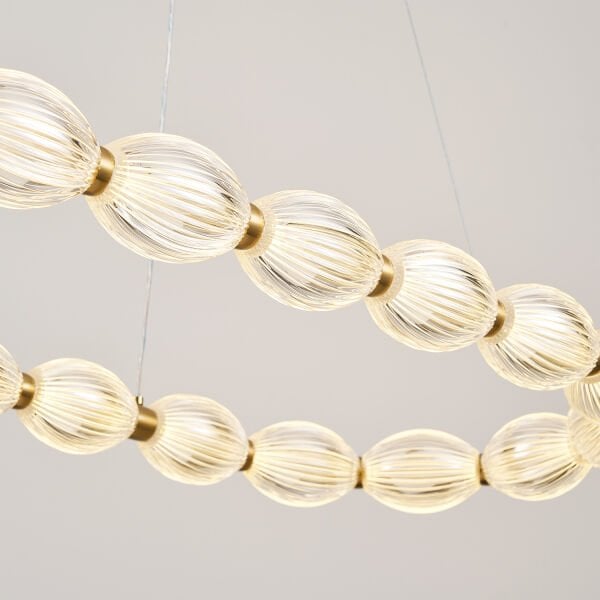 Aspen Sıralı 96 Watt Eskitme Sarkıt 3 Renkli Led Avize