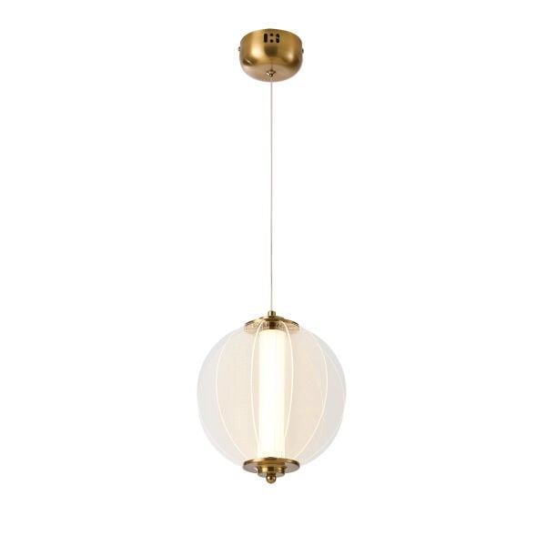 Penny 18 Watt 3000K Yuvarlak Bakır Tekli Led Sarkıt Avize