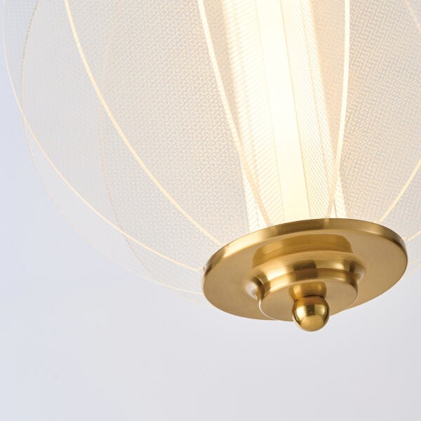 Penny 18 Watt 3000K Yuvarlak Bakır Tekli Led Sarkıt Avize