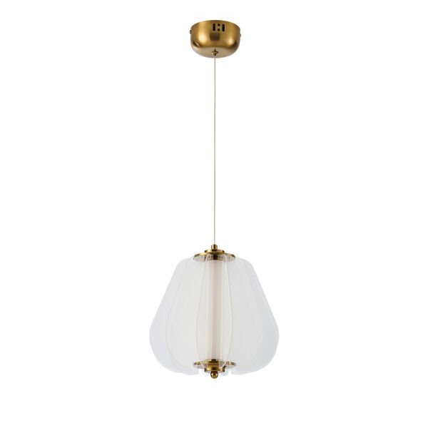 Hopps 18 Watt 3000K Elips Bakır Tekli Led Sarkıt Avize