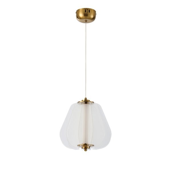 Hopps 18 Watt 3000K Elips Bakır Tekli Led Sarkıt Avize