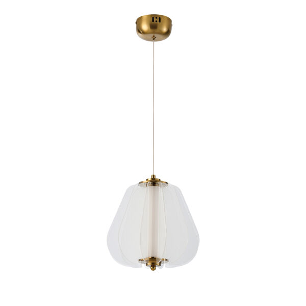 Hopps 18 Watt 3000K Elips Bakır Tekli Led Sarkıt Avize