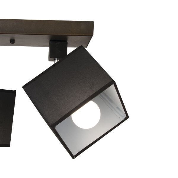 Grande 3Lü Siyah Modern Koridor Mutfak Salon Plafonyer Avize