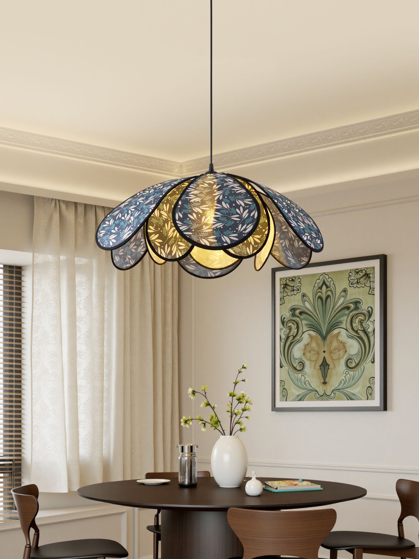 Remy Renkli Başlıklı Bohem  Sarkıt Avize