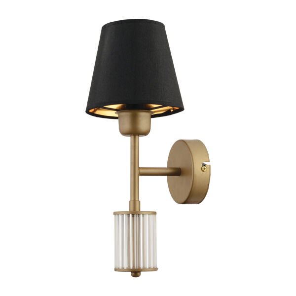 Ellery Eskitme Siyah Şapkalı Modern Aplik