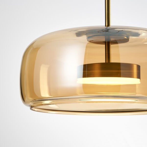 Nantes 12 Watt 3000K Eskitme Bal Camlı Tekli Led Sarkıt Avize