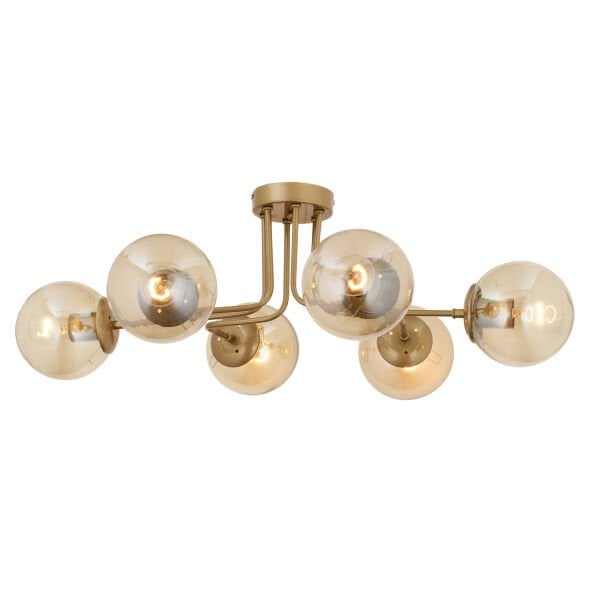 Tanyer 6Lı Eskitme Modern Sarkıt Yatak odası Salon Avize